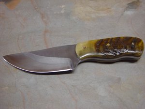 Ram Horn - 2 - Three finger knife